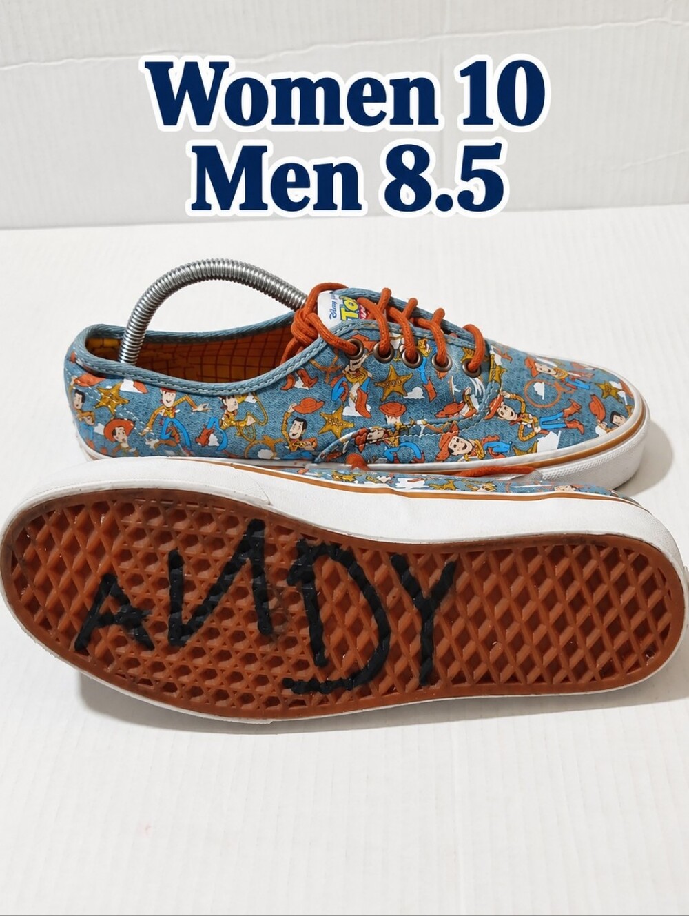 Vans X Disney Pixar Toy Story Woody Sneakers Shoes Disneyland Fan Vacation